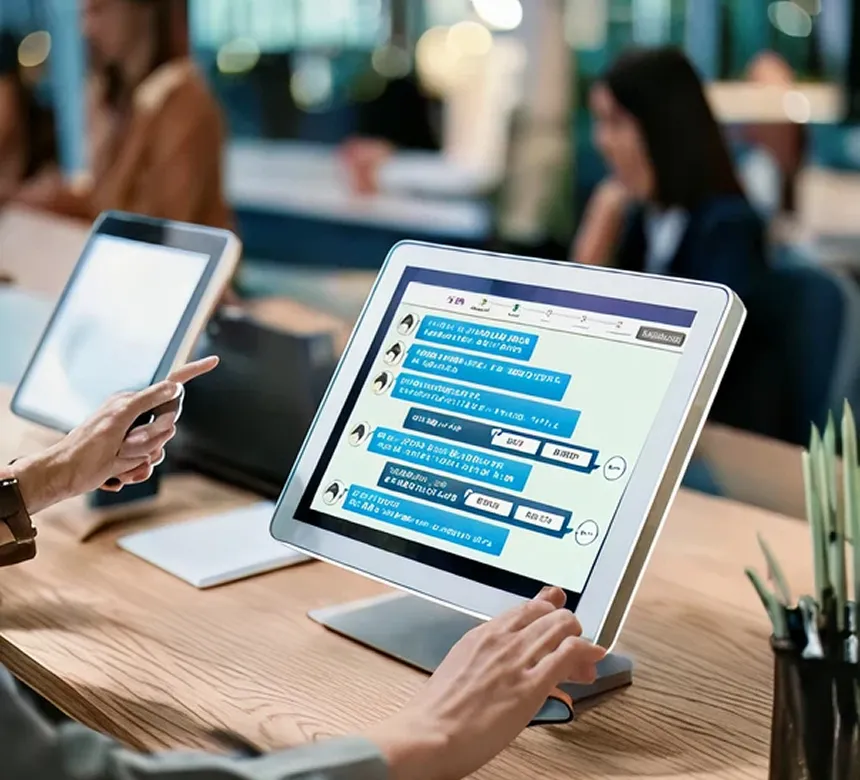 オフィスの受付無人化による応対コストの削減