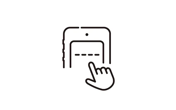 タッチまたは音声による入力インタフェース