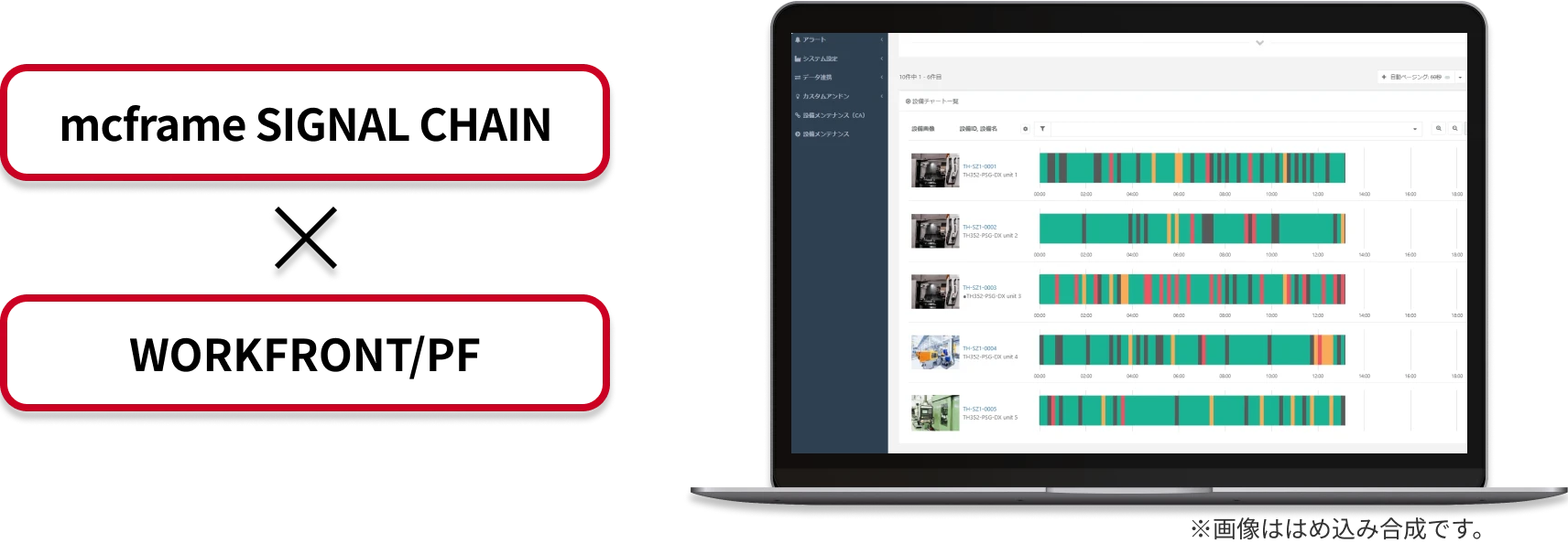 mcframe SIGNAL CHAIN × WORKFRONT/PF