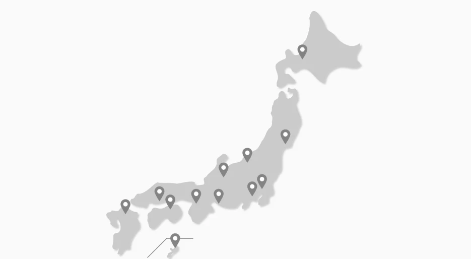 多拠点でのOA機器管理のイメージ画像
