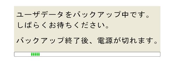 メッセージ画面 メッセージ画面