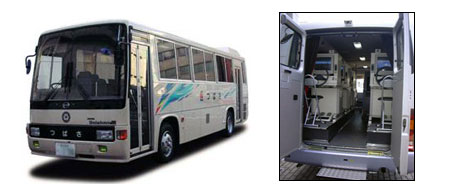 バスなどへの搭載や、中央制御装置なしのシステムなど、多彩な構成が可能です。